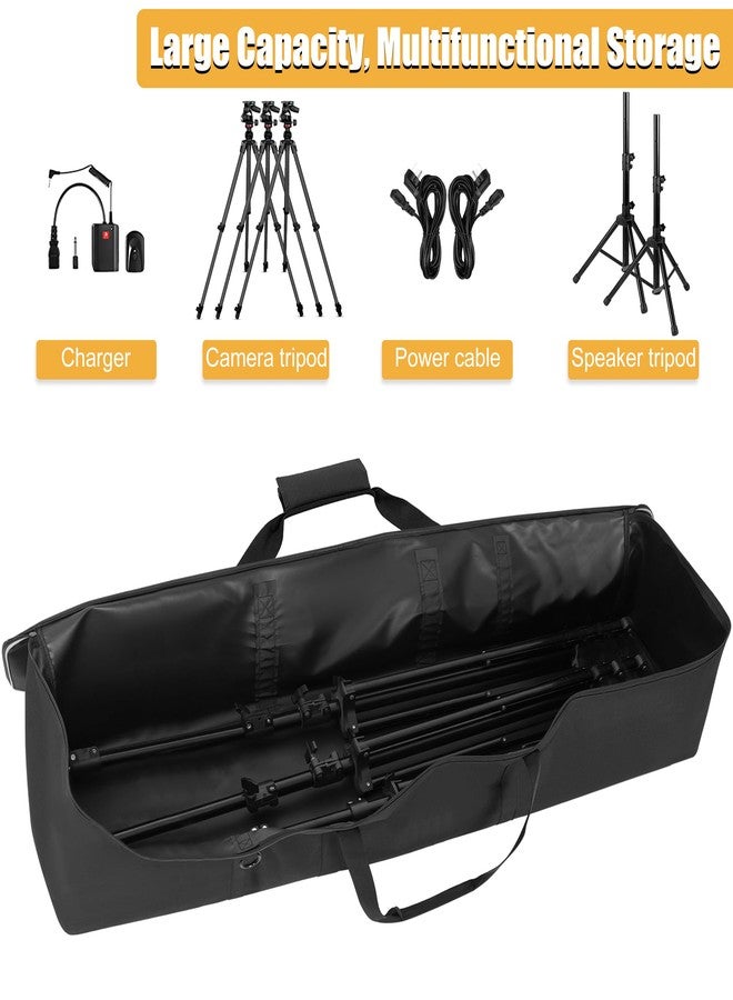 ITHWIU Multifunctional Tripod Bag 60 X 10.2 X 10.2 Inches / 152 X 26 X 26 cm Heavy Duty Tripod Carrying Case with Handle for Lights, Speakers, Cameras, Booms, Microphone Stands, Black - Image 2